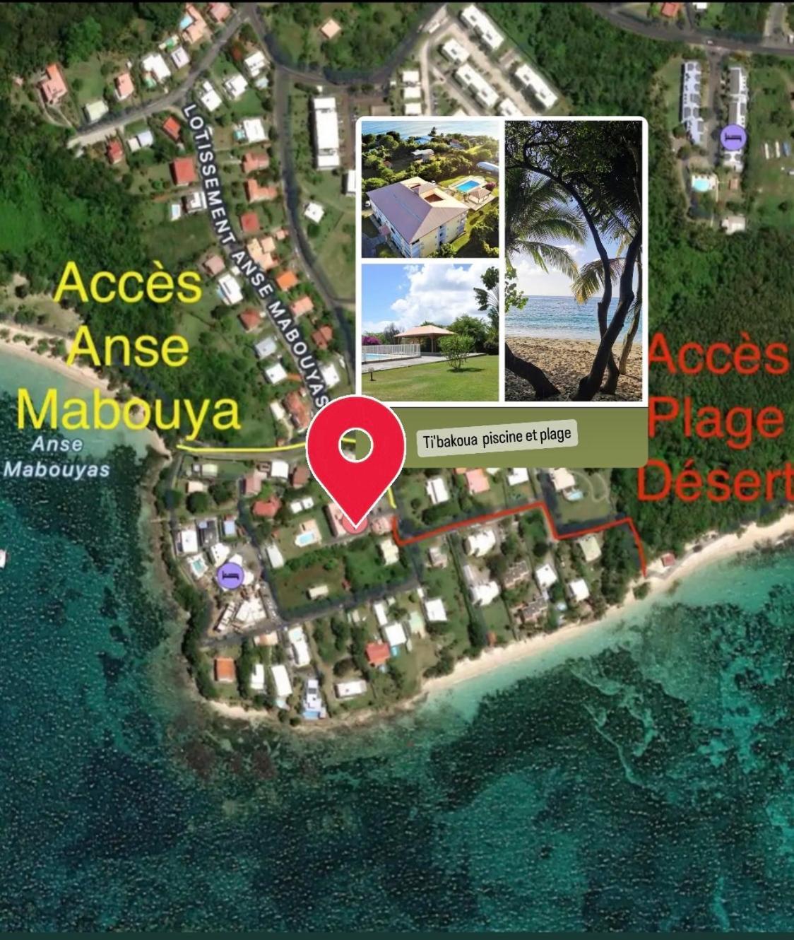 Ti'Bakoua A Sainte-Luce Plage Et Piscine 外观 照片